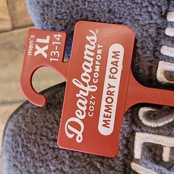 Men's Dearfoams Cozy Comfort Slippers, Beard Season - Picture 3 of 8